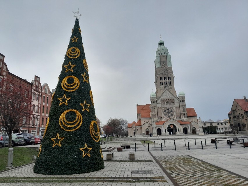 Choinka świąteczna w Rudzie Śląskiej