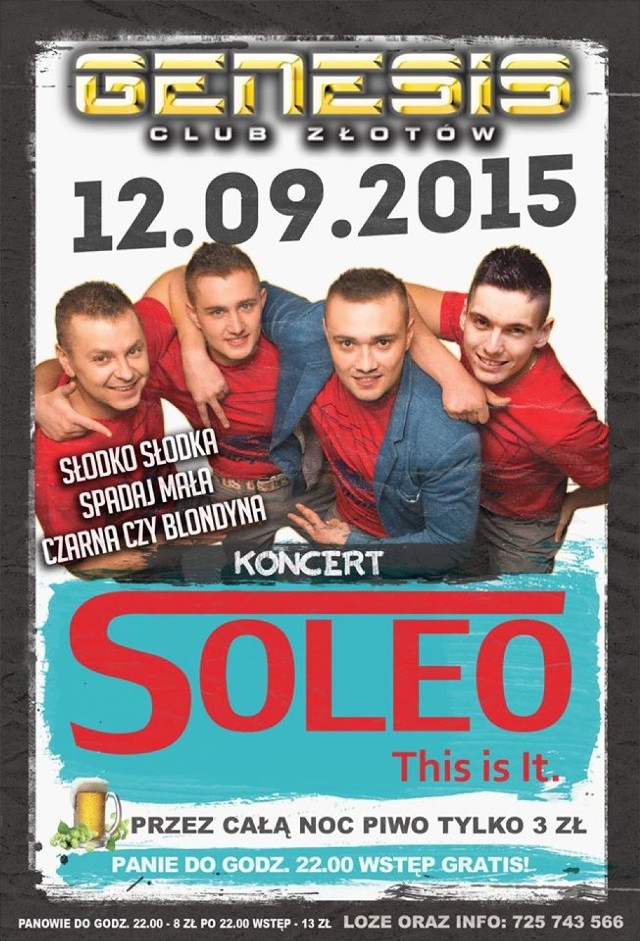 Rozdajemy bilety na koncert SOLEO