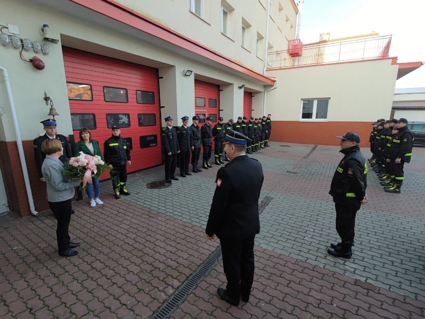 Koneccy strażacy pożegnali swoją główną księgową