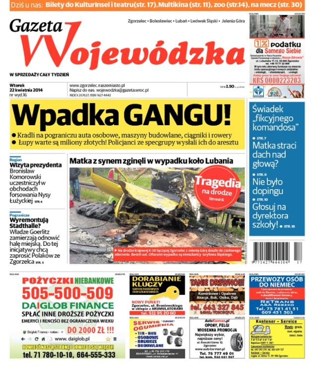 Gazeta Wojewódzka 22.04-28.04