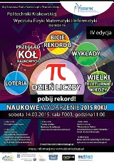 Dzień liczby Pi 2015. Politechnika Krakowska spróbuje pobić rekord