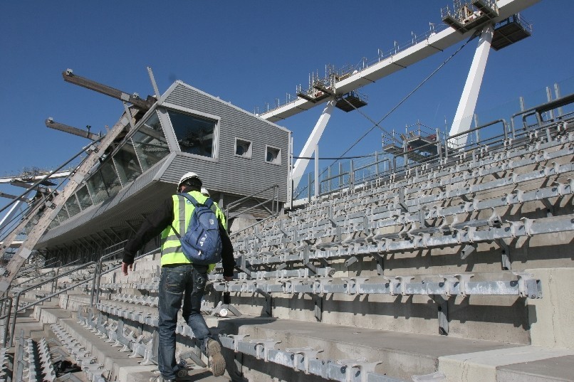 Stadion Śląski: Co nowego na budowie? [ZDJĘCIA + WIDEO]