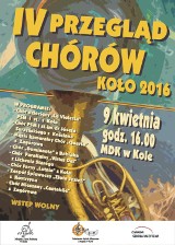 IV Przegląd Chórów Koło 2016. Na scenie MDK zaśpiewa 8 zespołów