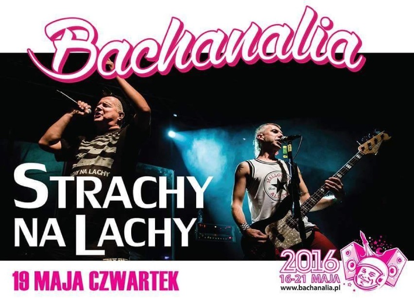 Bachanalia 2016: Zagrają T.Love, Strachy Na Lachy i... Ten Typ Mes 