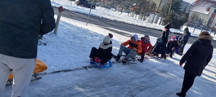 Obecna zima to doskonały czas na kulig - w Górznej się udał