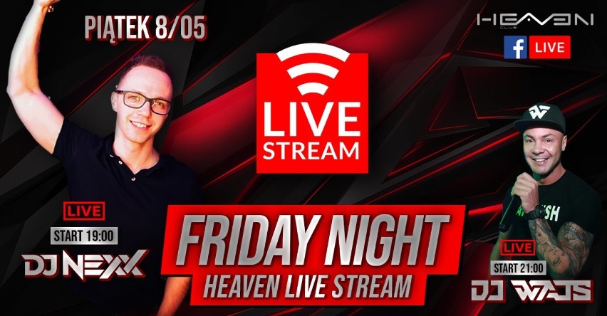 FRIDAY NIGHT with Heaven Club 

19:00 - DJ NEXX Live
21:00 -...