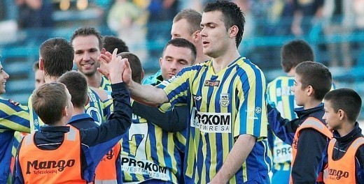 Krzysztof Sobieraj otrzymał czerwoną kartkę w meczu z Cracovią.