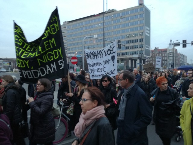 Czarny protest w Katowicach