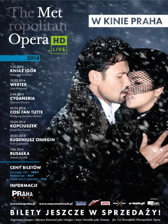 „The Metropolitan Opera: Live in HD” w Kinie Praha