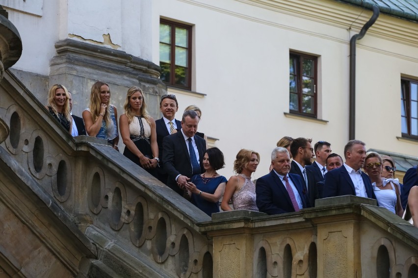 Na ślub Radwańskiej przybyło mnóstwo znanych osób.