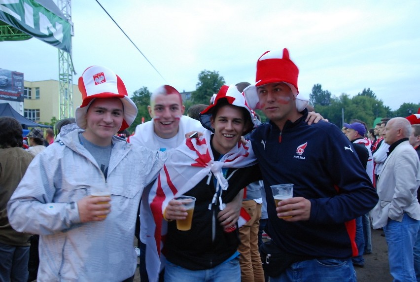 Euro 2012: Polska - Rosja w strefie kibica w Będzinie [ZDJĘCIA]