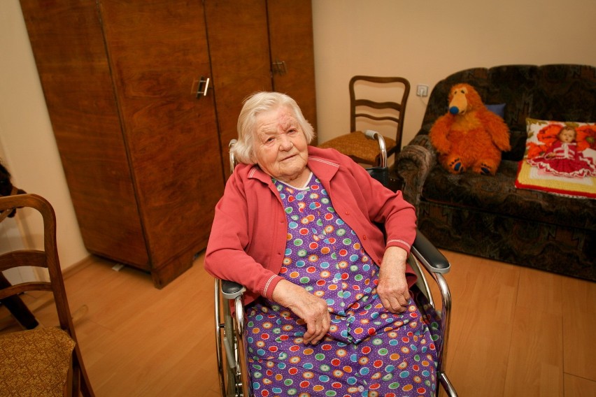 Ciocia Lejna, wnuczka Józefa Braszczoka. Ma 91 lat