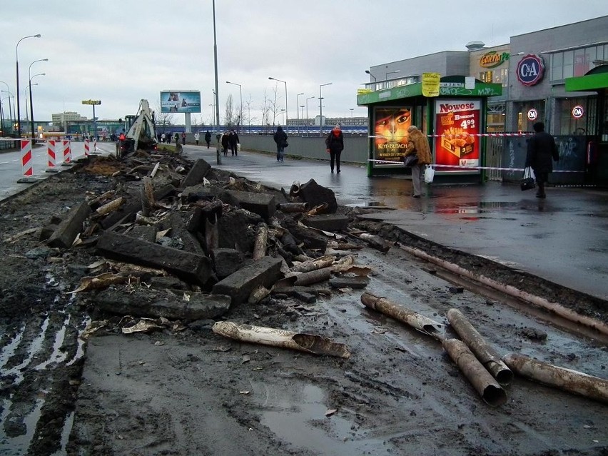 Trwa remont na Alejach Solidarności