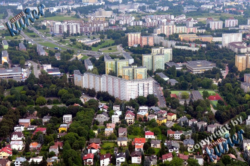 Lublin z lotu ptaka: Czechów Płn. i Choiny na zdjęciach