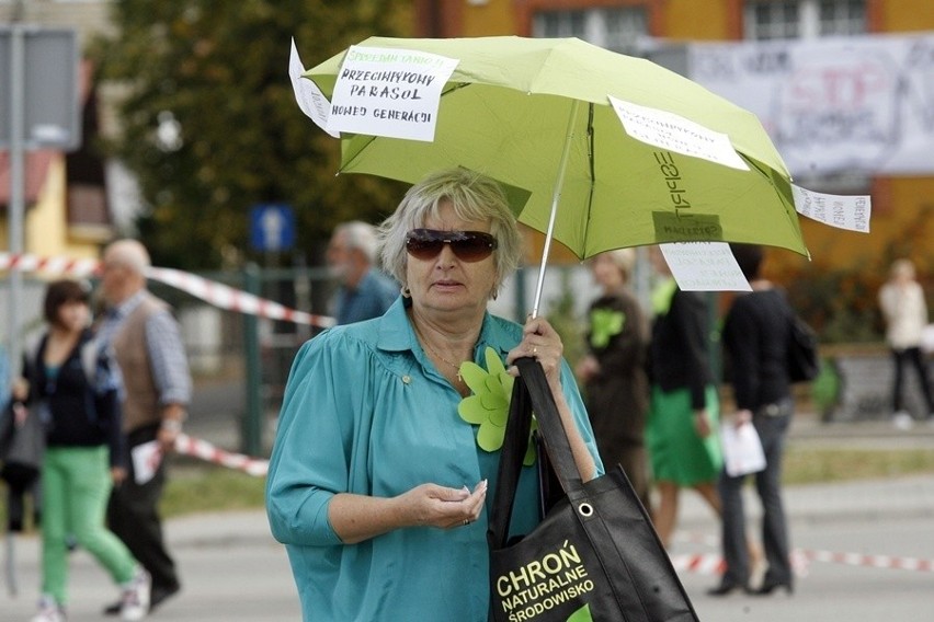 Prochowice: Protest przeciwko odkrywce (ZDJĘCIA)