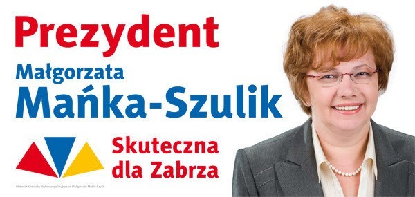 kandydatka na prezydenta Zabrza. Zdjęcie nie odpowiada...