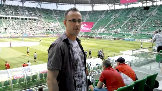 Paweł Rzedzicki chciał na wrocławskim stadionie zareklamować swoją firmę. Spółka Wrocław 2012 jednak go zignorowała