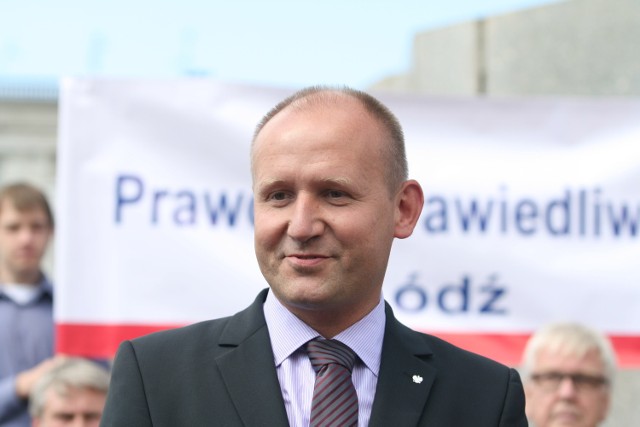 Dariusz Barski na prezentacji łódzkiej listy PiS