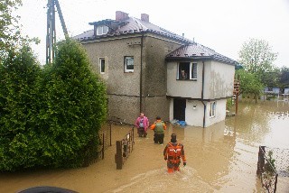 Akcja ratunkowa w gminie Szczurowa