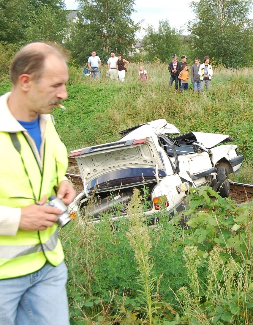 Władysławowo: Wypadek na przejeździe kolejowym [ZDJĘCIA]