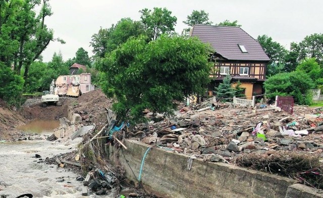 W tegorocznej powodzi ucierpiało w Bogatyni i okolicy wiele domów przysłupowych