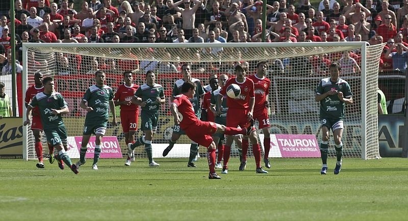 Śląsk Wrocław przegrał z Widzewem 1:2 (RELACJA, ZDJĘCIA)