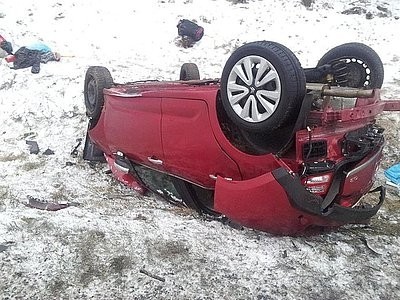 Wypadek na DK1 w Brudzowicach