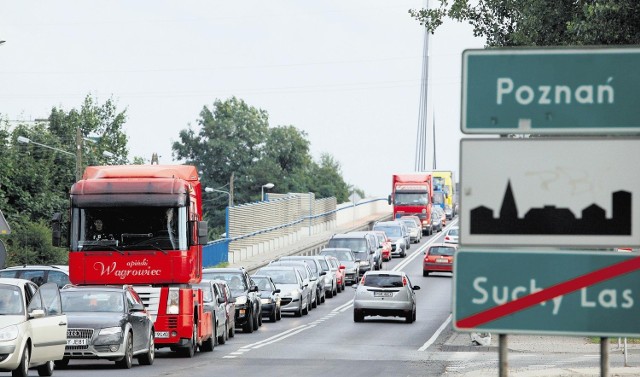 Budowa trasy S11 pozwoli zmniejszyć korki m.in. na drodze wylotowej z Poznania na północ