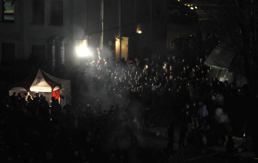 Protest kibiców Wisły Kraków [ZDJĘCIA]