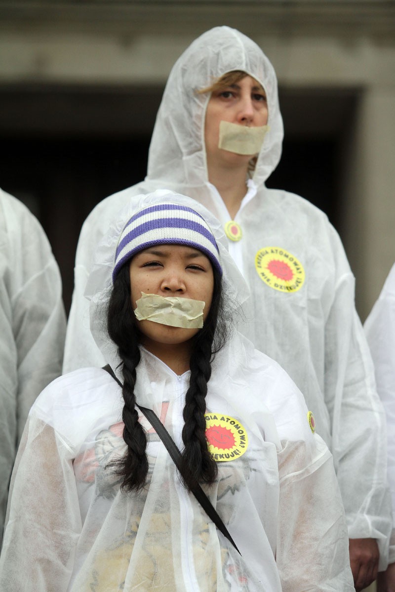 Wrocław: Ekolodzy protestowali przed urzędem (ZDJĘCIA)