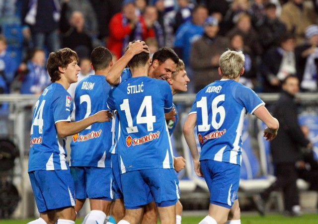 Lech Poznań na swoim stadionie wygrał w sobotę z Łódzkim Klubem Sportowym aż 4:0