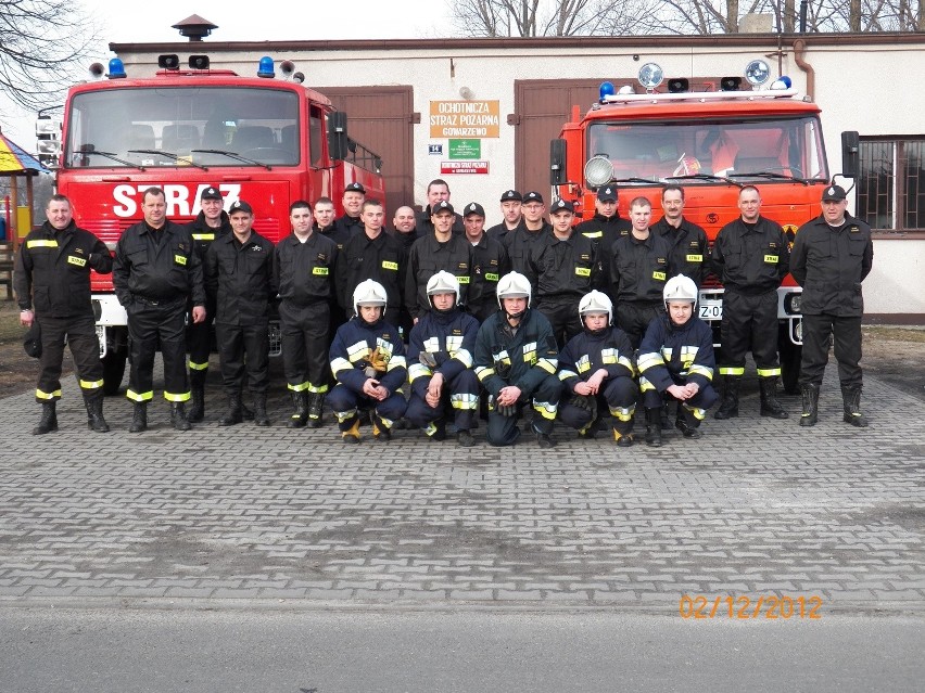 W Gowarzewie jest aż sześćdziesięciu strażaków ochotników....