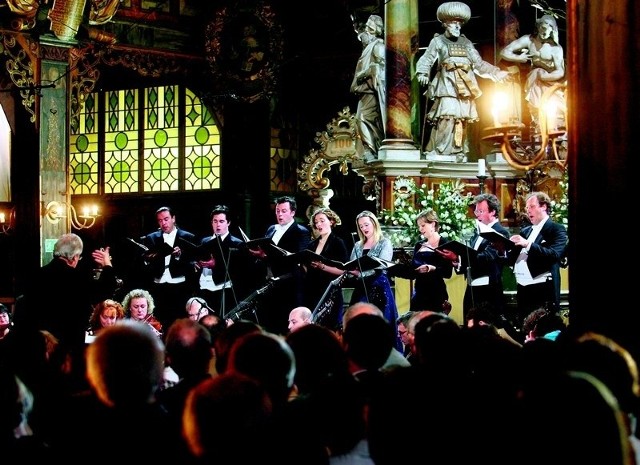 Sir John Elton Gardiner z The Monteverdi Choir i The English Baroque Soloist podczas zeszłorocznego występu w Świdnicy
