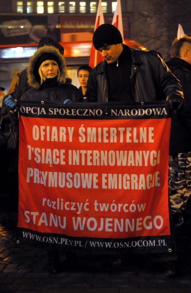 Manifestacja ONR przeszła przez Lublin (WIDEO)