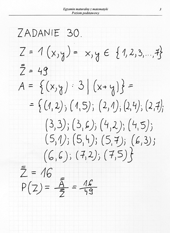 MATURA 2011: MATEMATYKA [ARKUSZE, PYTANIA, ODPOWIEDZI]