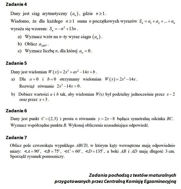 Matura 2012: Test z matematyki. Powtórz z nami przed maturą