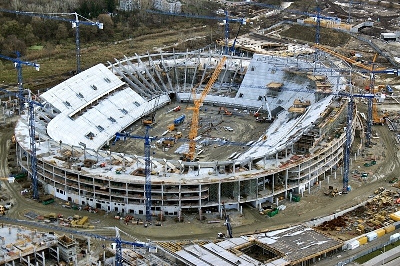 Fotoblog z budowy stadionu - 11.11.2010