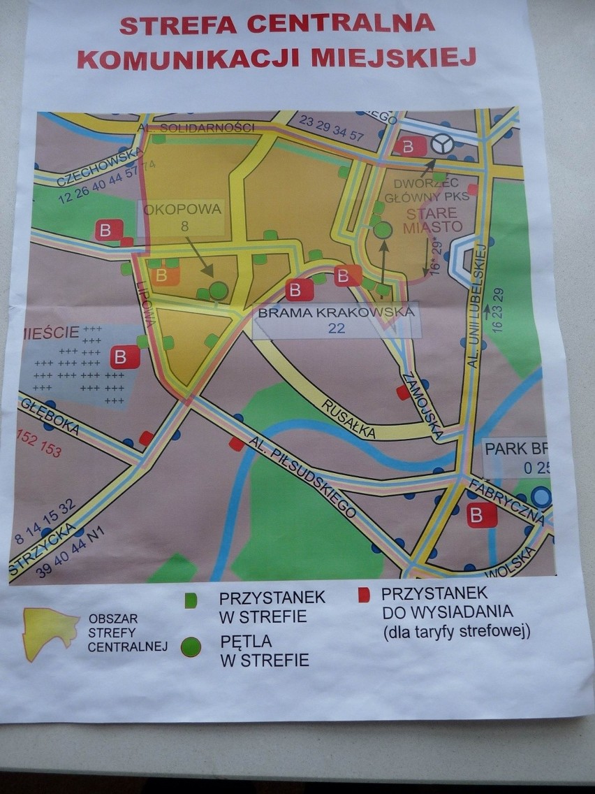 Projekt strefy centralnej komunikacji miejskiej w Lublinie