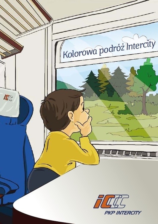 Książeczki dla dzieci w pociągach Intercity dostają najmłodsi podróżni.
