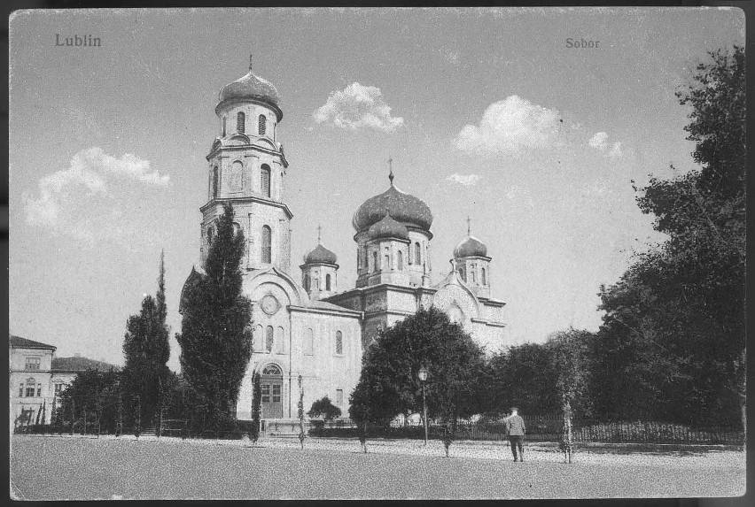Sobór na Placu Litewskim, pocztówka sprzed 1914 r.