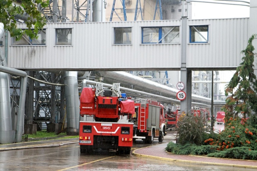 Ćwiczenia straży w elektrociepłowni przy Łowieckiej (ZDJĘCIA)