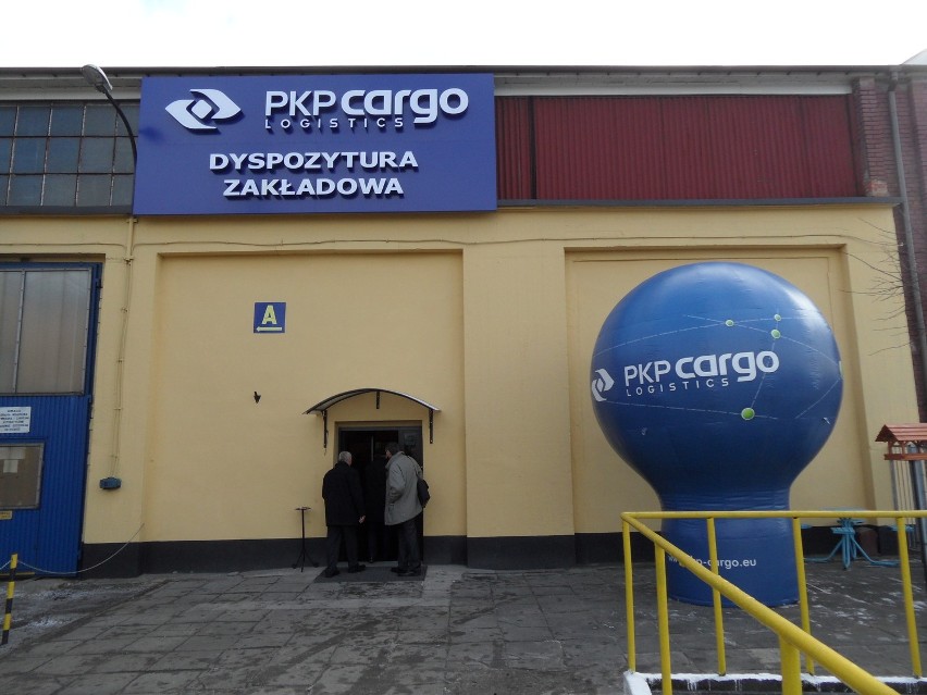 Wejście do nowej dyspozytury PKP Cargo w Tarnowskich Górach