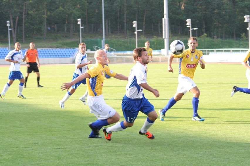 Piłka nożna: Wisła Puławy zremisowała z Motorem Lublin w derbach Lubelszczyzny (FOTO)