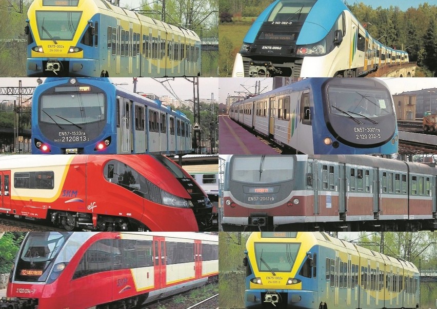 (Prawie) wszystkie odmiany pociągów marszałkowskiej spółki