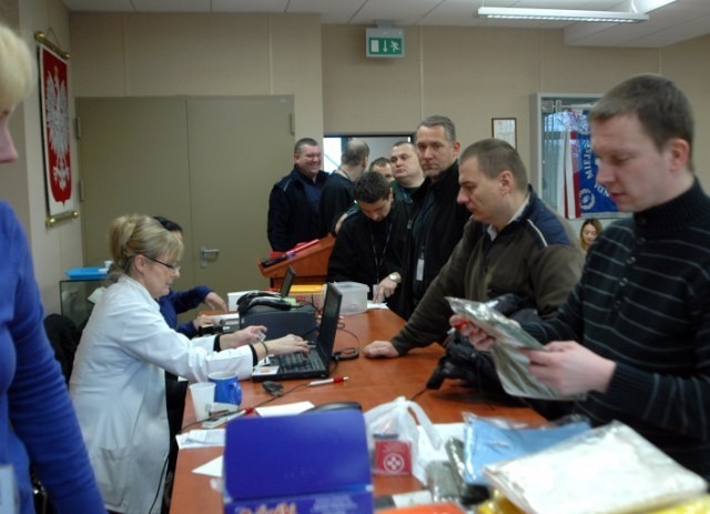 Zbiórka krwi w Komendzie Miejskiej Policji w Poznaniu