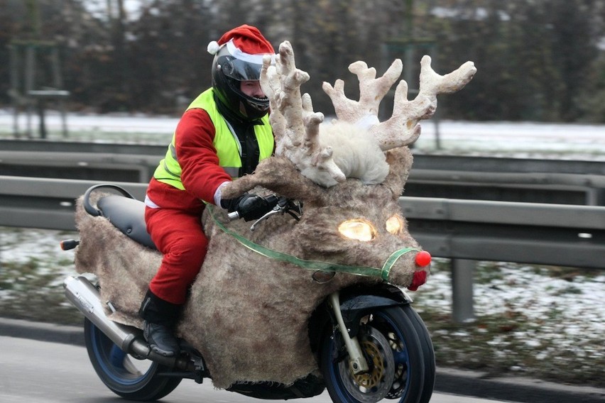 Jubileuszowa Parada Mikołajów na Motocyklach [ZDJĘCIA]
