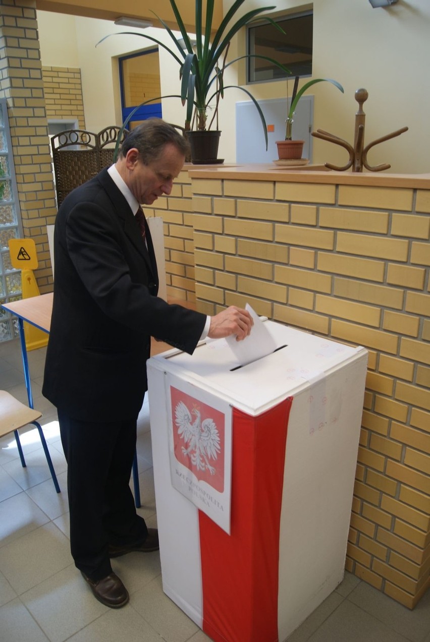 Józef Makosz - kandydat niezależny - głosował w Rybniku