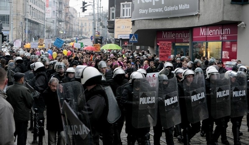 Podczas Marszów Równości w Poznaniu co roku w mobilizacji są...