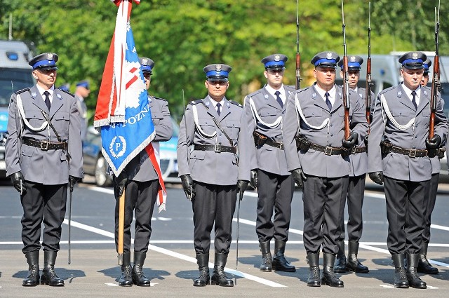 Obchody święta policji w Komendzie Miejskiej w Poznaniu