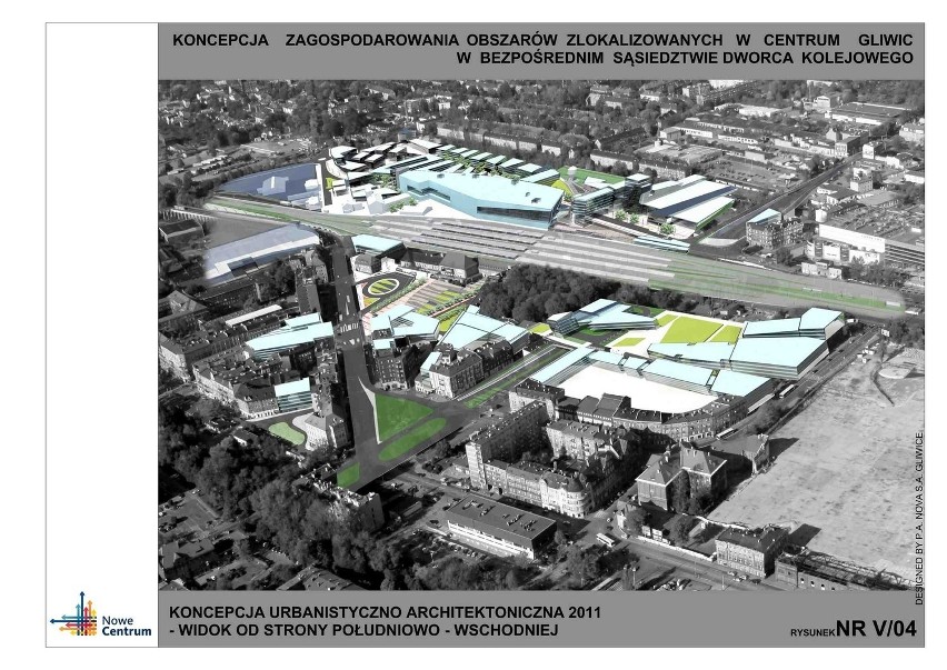 Takie będzie Nowe Centrum Gliwic [WIZUALIZACJE]